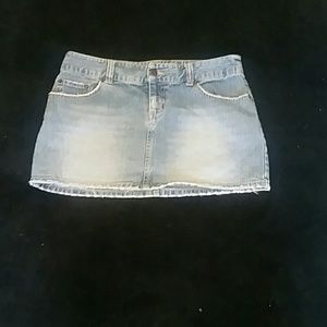 Aeropostale jean mini skirt size 3/4